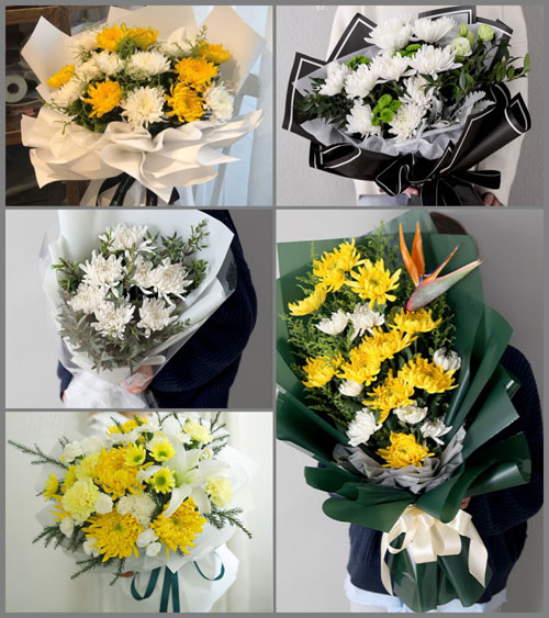 安徽合肥市巢湖市银屏镇吕婆村白事花束代送